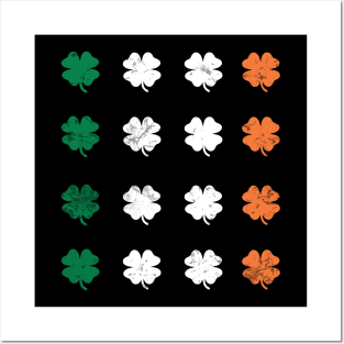 St Patricks Day Irish Flag Shamrock Posters and Art